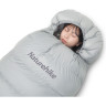 Ультралёгкий спальный мешок NATUREHIKE RM40 Series Утиный пух Grey Size M, 6927595707159